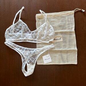 Mamoosh Co by Angi Greene Fletcher // bralette size 3 & thing set size 2 // bra